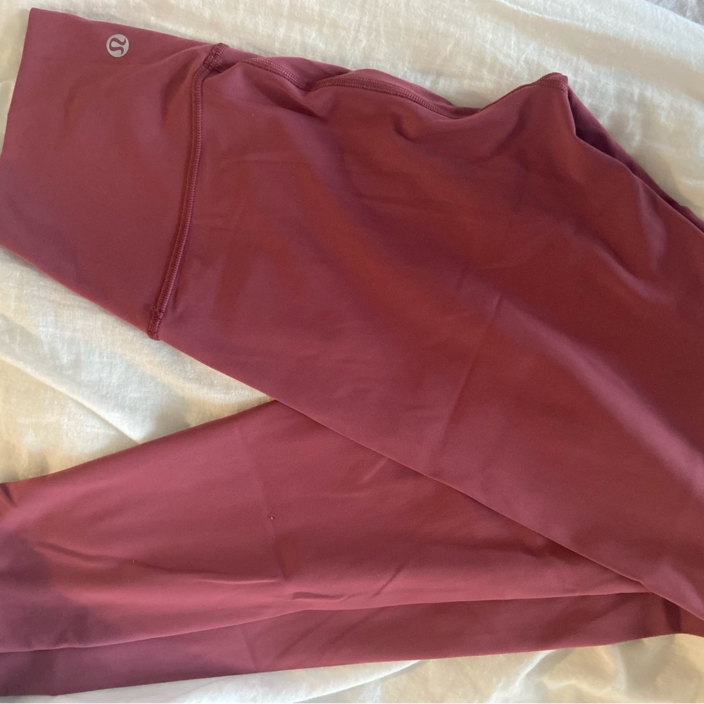 Mauve Wunder Train Lululemon leggings